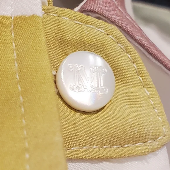 MaxMara AUTHENTIC Canter Botanical Flare Cotton Poplin Shirt Dress, US 4, NWT - Picture 7 of 16